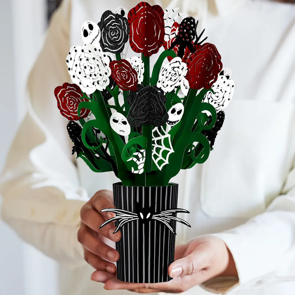 Lovepop Pop-Up Bouquets|Card & Gift Bundles|Disney Tim Burton's The Nightmare Before Christmas Spooky Bundle