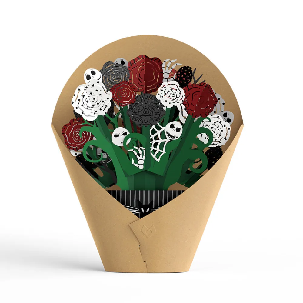 Lovepop Pop-Up Bouquets|Card & Gift Bundles|Disney Tim Burton's The Nightmare Before Christmas Spooky Bundle
