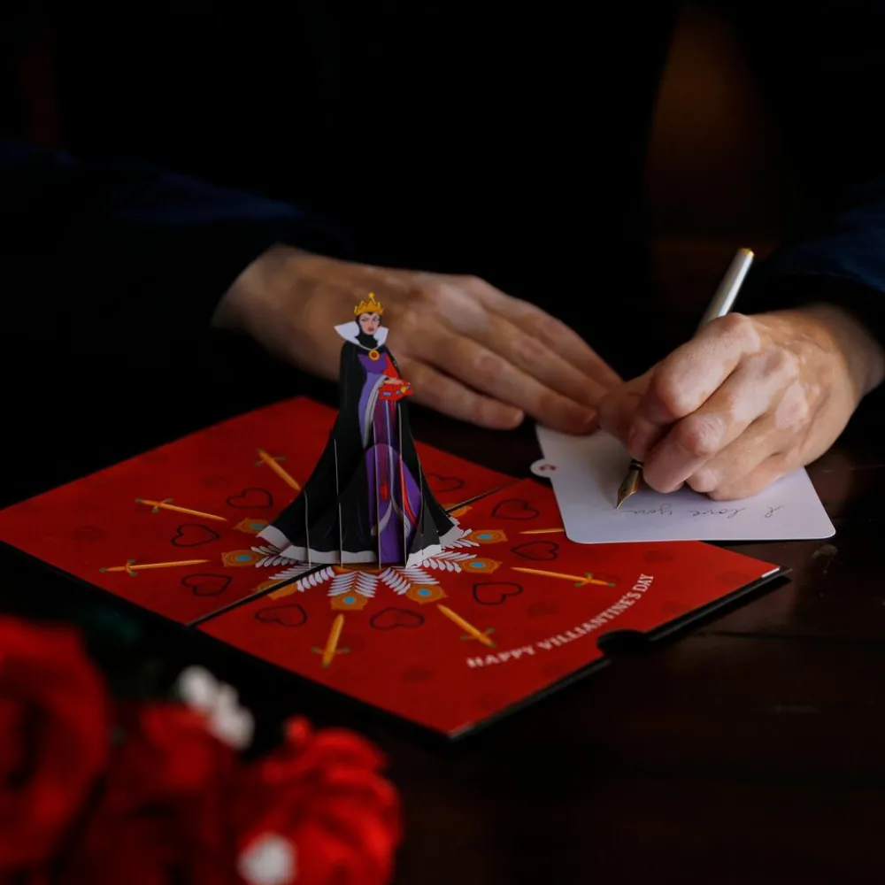 Lovepop Greeting Cards|Valentine'S Day 2/14|Disney Villains Evil Queen Villaintine Pop-Up Card