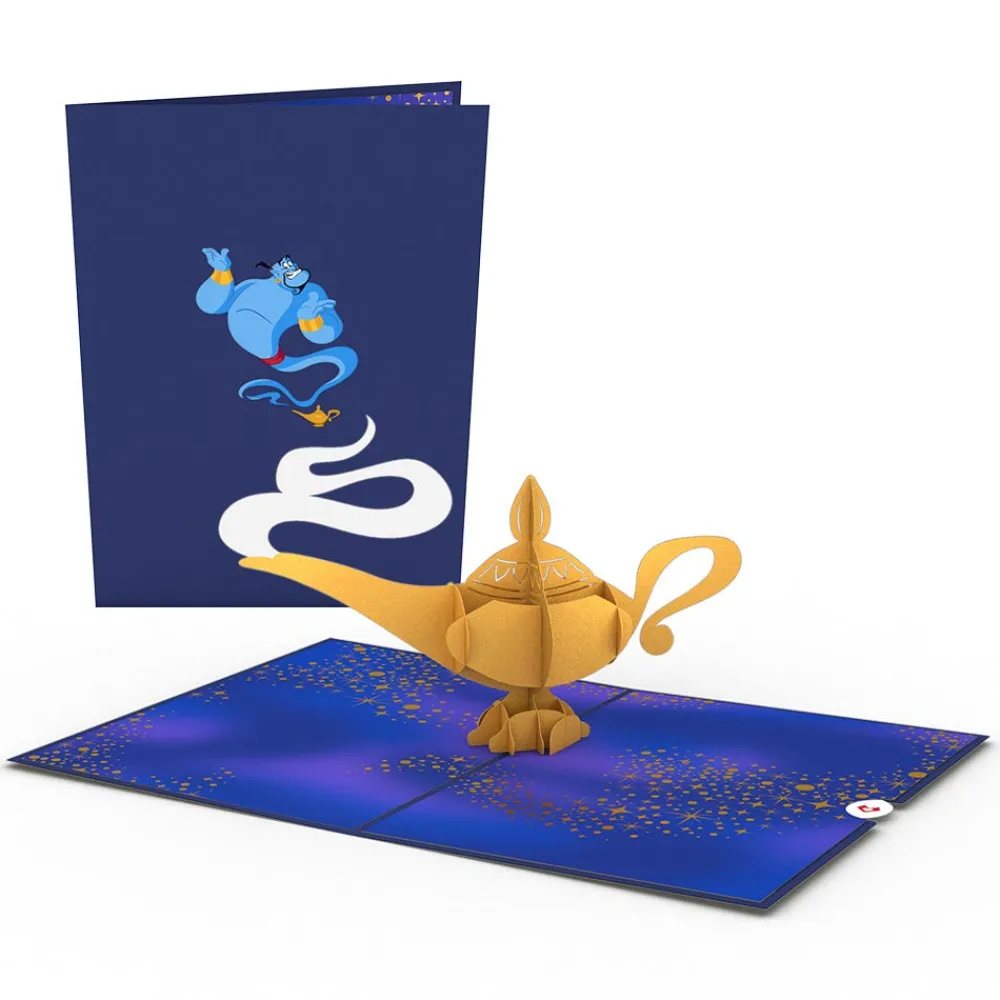 Lovepop Greeting Cards|Birthday|Disney's Aladdin Magic Lamp Pop-Up Card