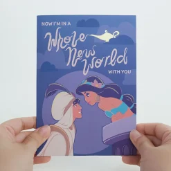 Lovepop Greeting Cards|Valentine'S Day 2/14|Disney’s Aladdin Whole New World Valentine Pop-Up Card