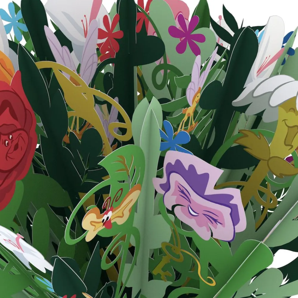 Lovepop Pop-Up Bouquets|Card & Gift Bundles|Disney's Alice in Wonderland Merry Unbirthday Bundle