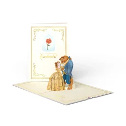 Lovepop Pop-Up Bouquets|Card & Gift Bundles|Disney’s Beauty and the Beast Pop-Up Card & Flower Buds Bouquet Bundle