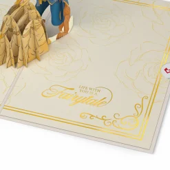 Lovepop Pop-Up Bouquets|Card & Gift Bundles|Disney’s Beauty and the Beast Pop-Up Card & Flower Buds Bouquet Bundle