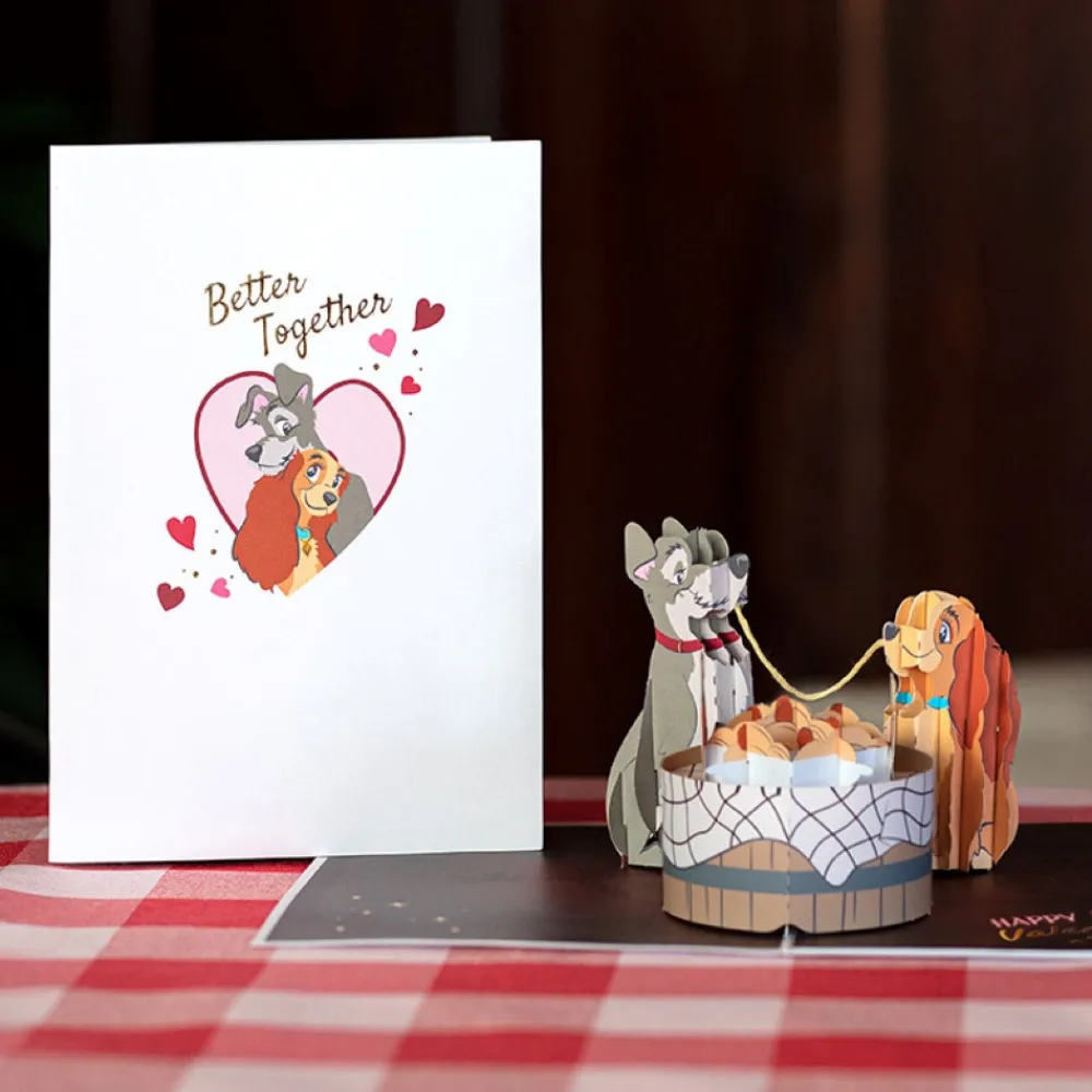 Lovepop Greeting Cards|Valentine'S Day 2/14|Disney's Lady & The Tramp Better Together Pop-Up Card