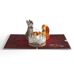 Lovepop Greeting Cards|Valentine'S Day 2/14|Disney's Lady & The Tramp Better Together Pop-Up Card