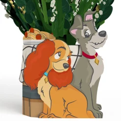 Lovepop Pop-Up Bouquets|Flower Buds|Disney's Lady & The Tramp Flower Buds Bouquet