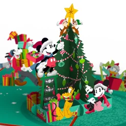 Lovepop Greeting Cards|Christmas 12/25|Disney's Mickey & Friends - Festive Cheer Pop-Up Card