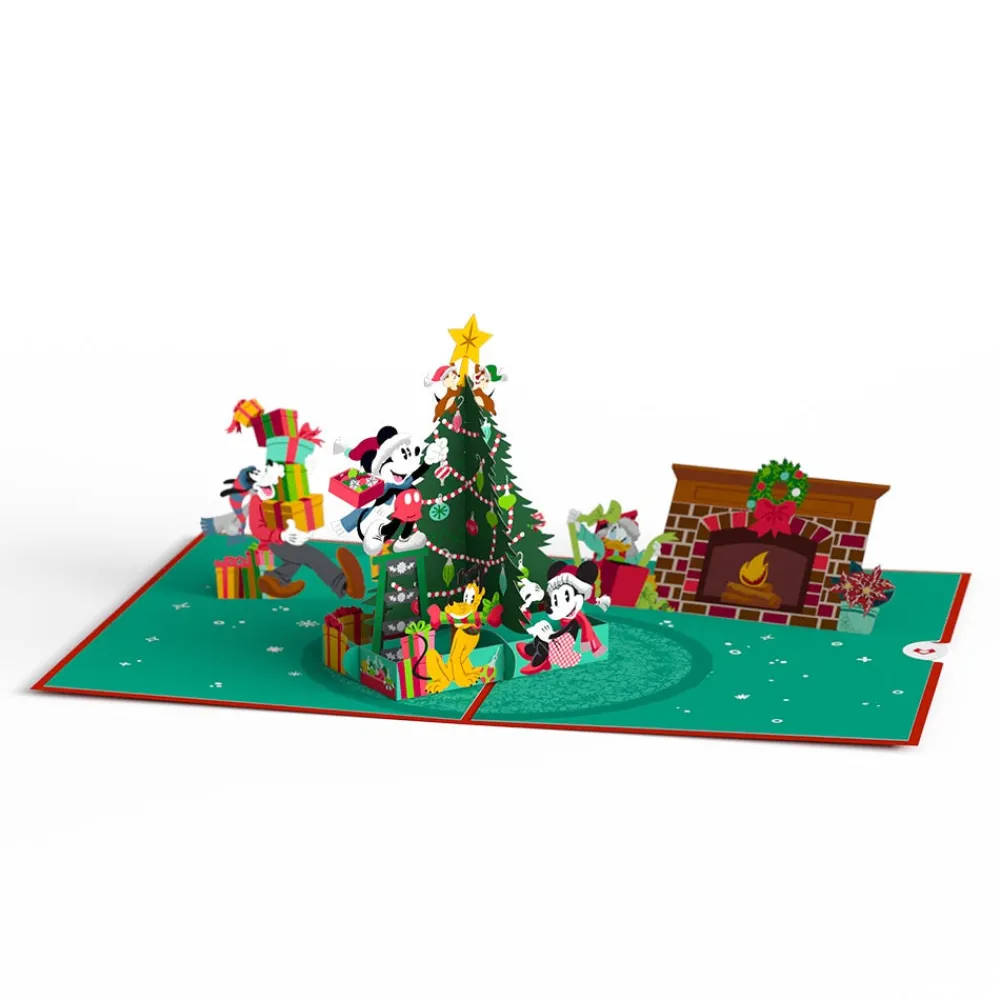 Lovepop Greeting Cards|Christmas 12/25|Disney's Mickey & Friends - Festive Cheer Pop-Up Card
