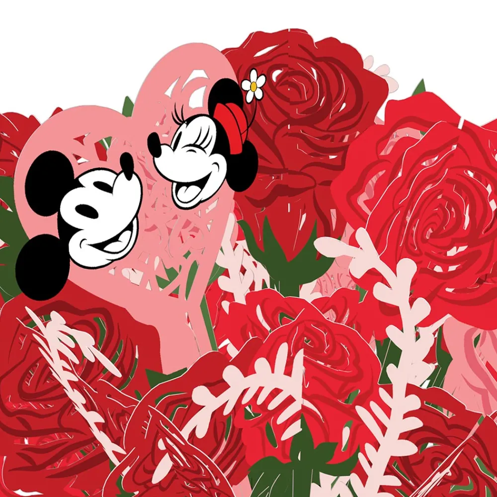 Lovepop Pop-Up Bouquets|Anniversary|Disney’s Mickey & Minnie: Be Mine Bouquet