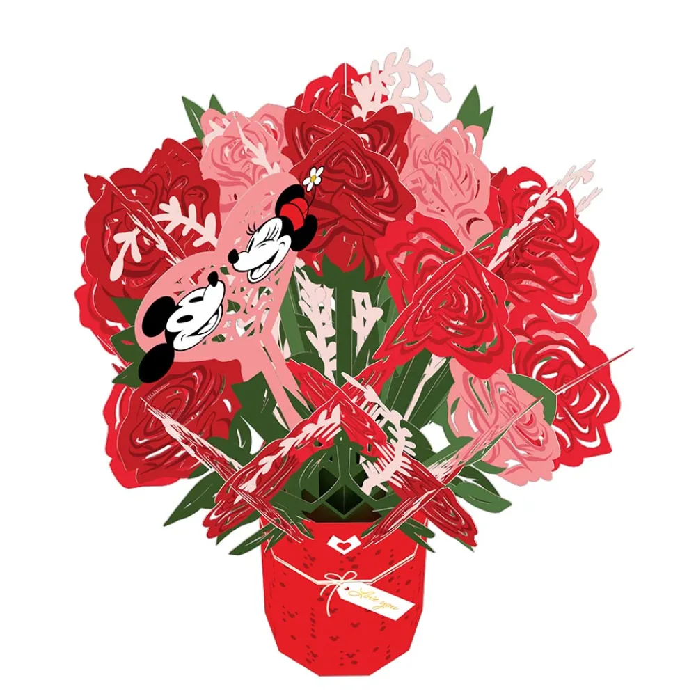 Lovepop Pop-Up Bouquets|Anniversary|Disney’s Mickey & Minnie: Be Mine Bouquet