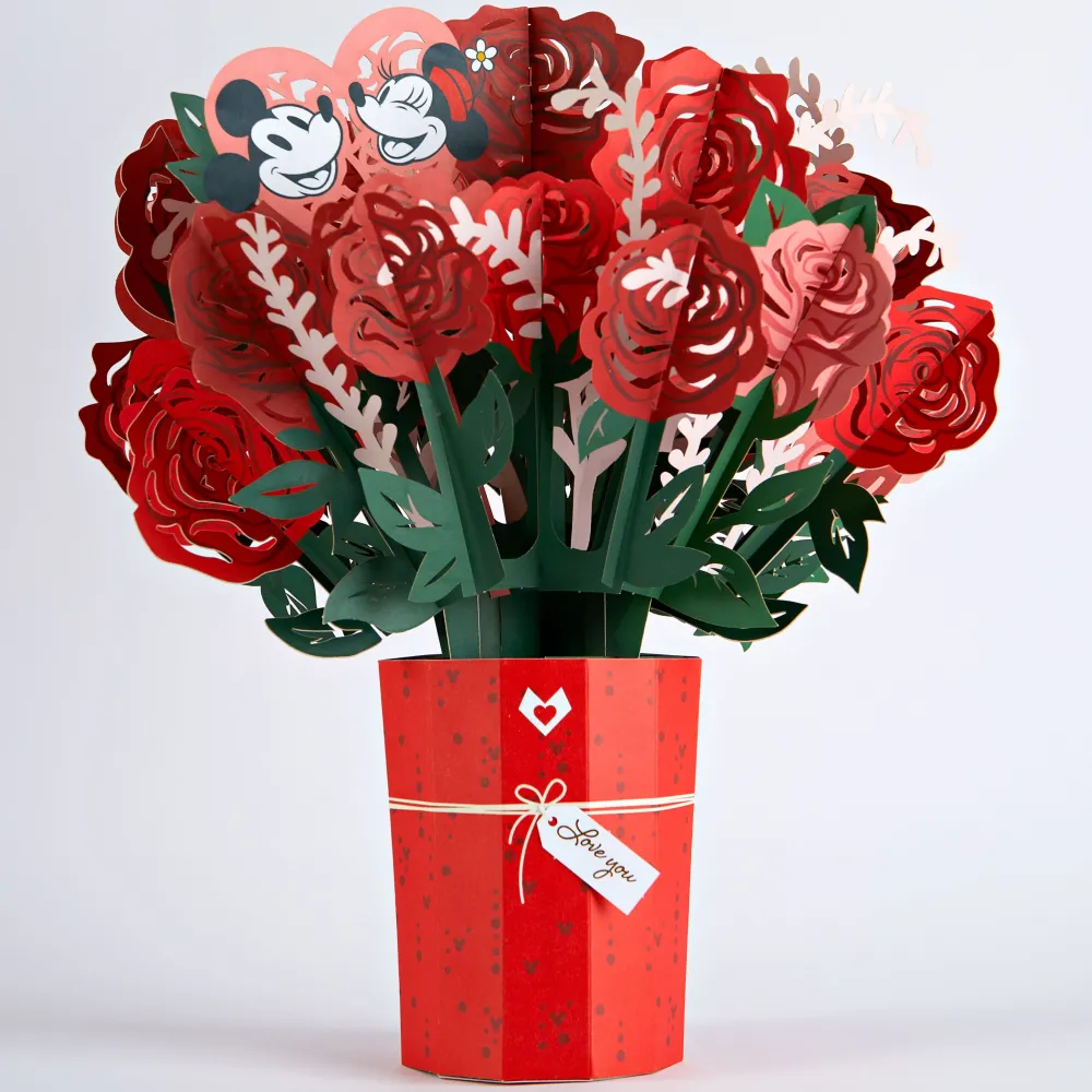 Lovepop Pop-Up Bouquets|Anniversary|Disney’s Mickey & Minnie: Be Mine Bouquet
