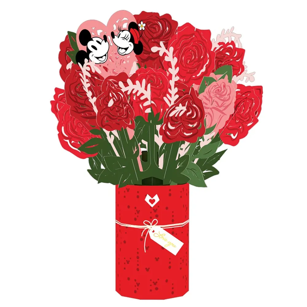 Lovepop Pop-Up Bouquets|Anniversary|Disney’s Mickey & Minnie: Be Mine Bouquet