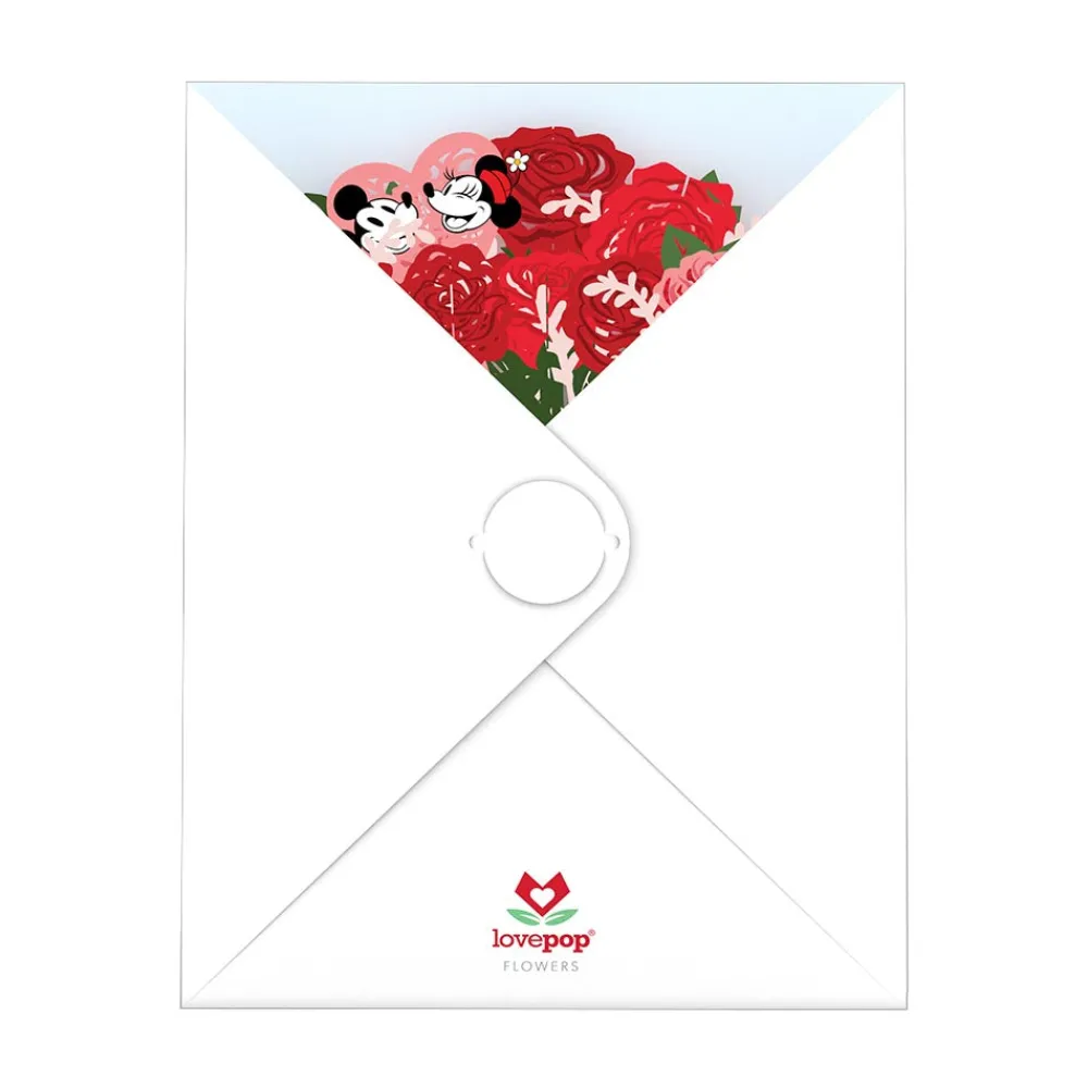 Lovepop Pop-Up Bouquets|Anniversary|Disney’s Mickey & Minnie: Be Mine Bouquet