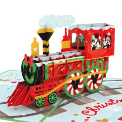 Lovepop Christmas 12/25|Kids|Disney's Mickey & Minnie Christmas Train Pop-Up Card