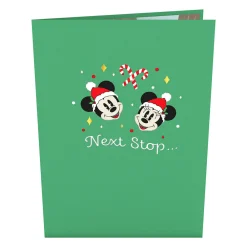 Lovepop Christmas 12/25|Kids|Disney's Mickey & Minnie Christmas Train Pop-Up Card