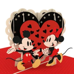 Lovepop Greeting Cards|Anniversary|Disney's Mickey & Minnie Everything is Better with You Pop-Up Card