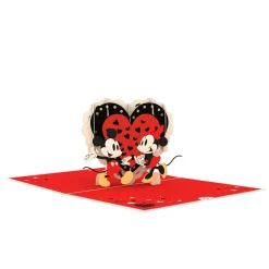 Lovepop Greeting Cards|Anniversary|Disney's Mickey & Minnie Everything is Better with You Pop-Up Card
