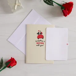 Lovepop Greeting Cards|Anniversary|Disney's Mickey & Minnie Everything is Better with You Pop-Up Card