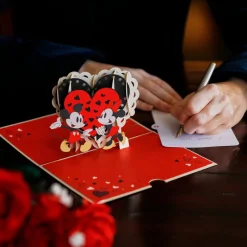 Lovepop Greeting Cards|Anniversary|Disney's Mickey & Minnie Everything is Better with You Pop-Up Card