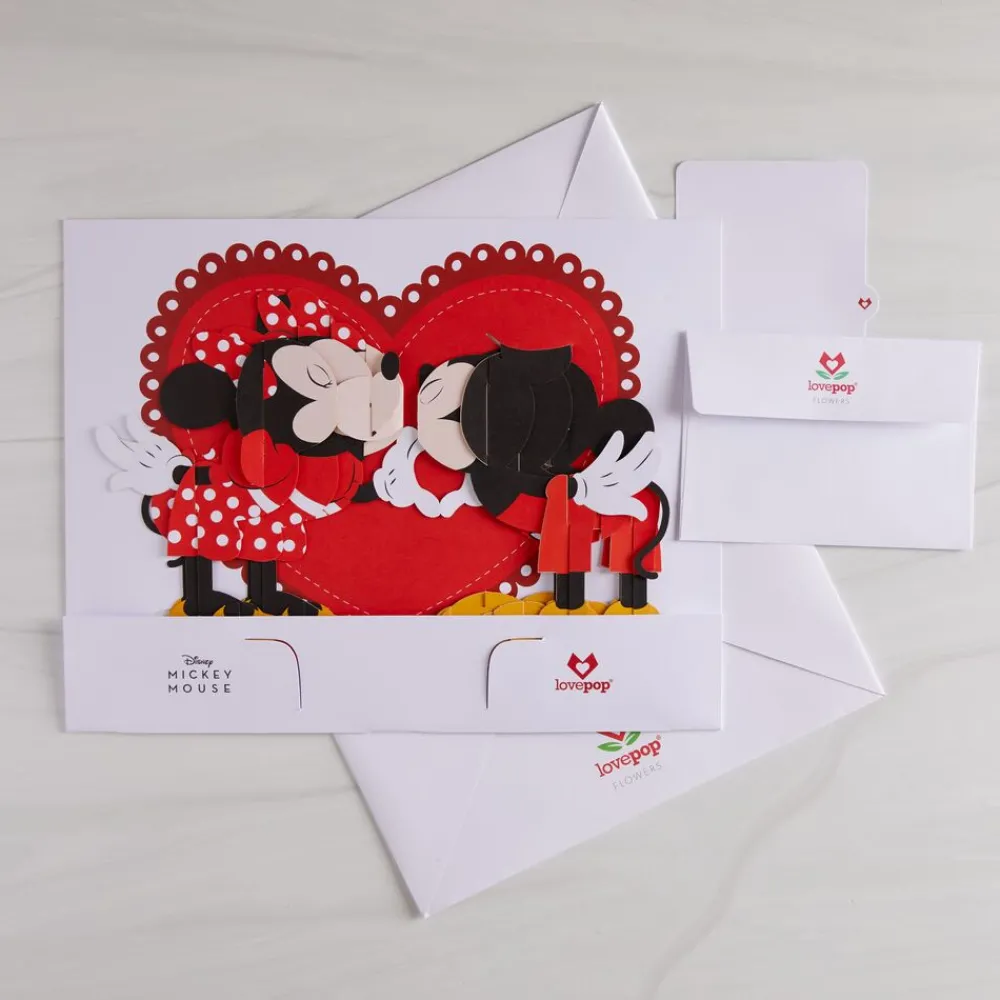 Lovepop Decor|Anniversary|Disney's Mickey & Minnie Heart-to-Heart Giant Pop-Up Gift