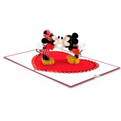 Lovepop Anniversary|Wedding|Disney's Mickey & Minnie Heart-to-Heart Pop-Up Card
