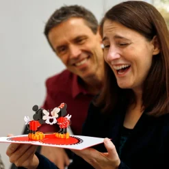 Lovepop Anniversary|Wedding|Disney's Mickey & Minnie Heart-to-Heart Pop-Up Card