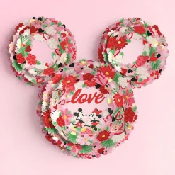 Lovepop Decor|Valentine'S Day 2/14|Disney's Mickey and Minnie Mouse Love Wreath