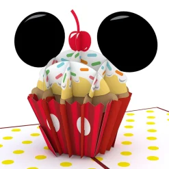 Lovepop Birthday|Kids|Disney's Mickey Mouse Birthday Cupcake Pop-Up Card