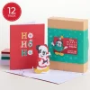Lovepop Value Packs|Christmas 12/25|Disney’s Mickey Mouse Holiday Box Set (Assorted 12-Pack): Paperpop® Card