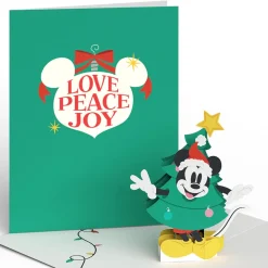 Lovepop Value Packs|Christmas 12/25|Disney’s Mickey Mouse Holiday Box Set (Assorted 12-Pack): Paperpop® Card