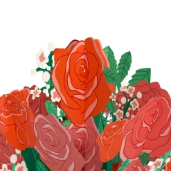 Lovepop Pop-Up Bouquets|Card & Gift Bundles|Disney’s Mickey Mouse Love You Lots Pop-Up Card & Flower Buds Bouquet Bundle