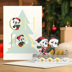 Lovepop Greeting Cards|Christmas 12/25|Disney's Mickey Mouse Oh Joy Christmas Pop-Up Card