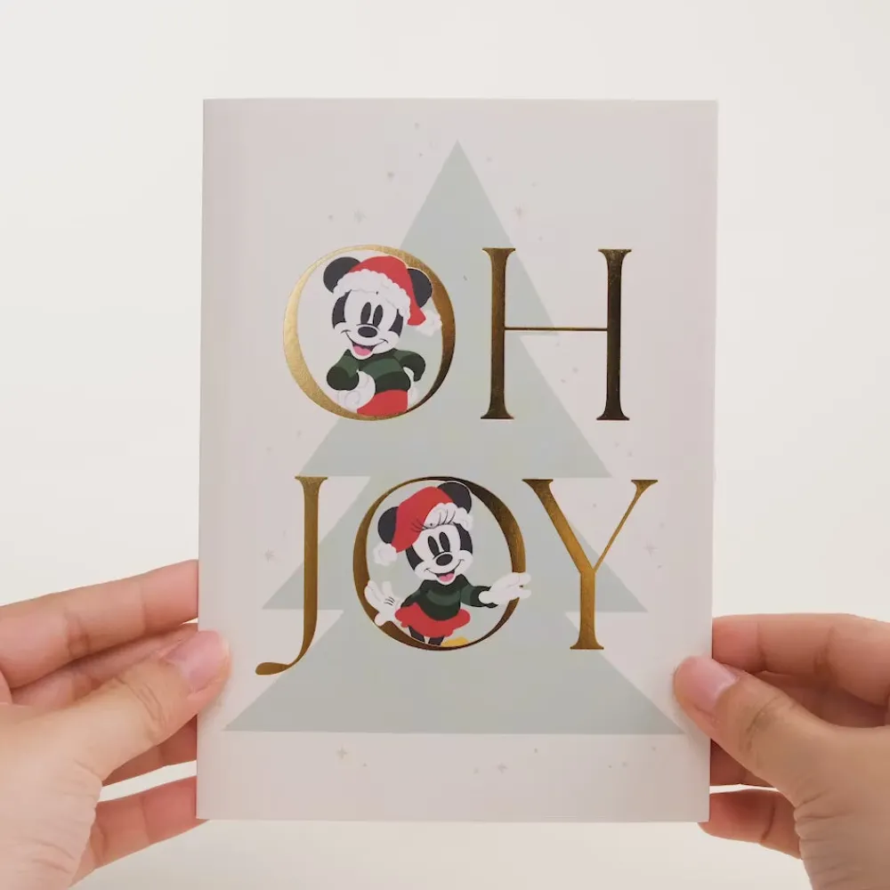 Lovepop Greeting Cards|Christmas 12/25|Disney's Mickey Mouse Oh Joy Christmas Pop-Up Card