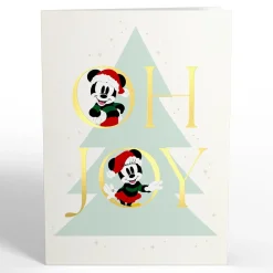 Lovepop Greeting Cards|Christmas 12/25|Disney's Mickey Mouse Oh Joy Christmas Pop-Up Card