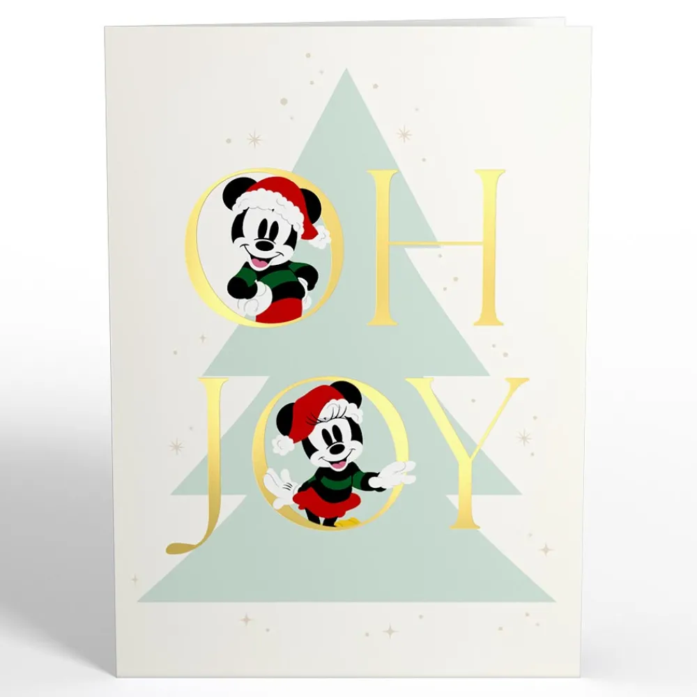 Lovepop Greeting Cards|Christmas 12/25|Disney's Mickey Mouse Oh Joy Christmas Pop-Up Card