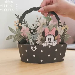 Lovepop Decor|Just Because|Disney's Minnie Mouse Flower Basket Decoration