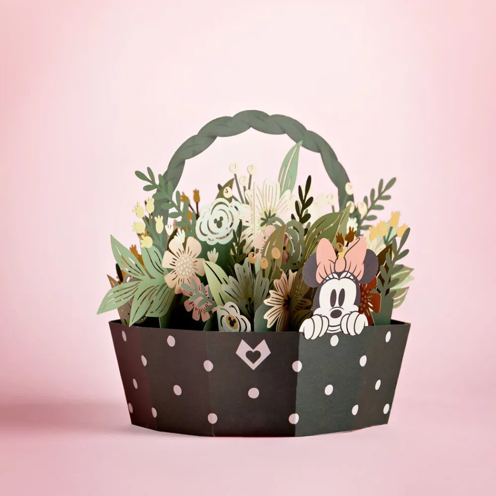 Lovepop Decor|Just Because|Disney's Minnie Mouse Flower Basket Decoration
