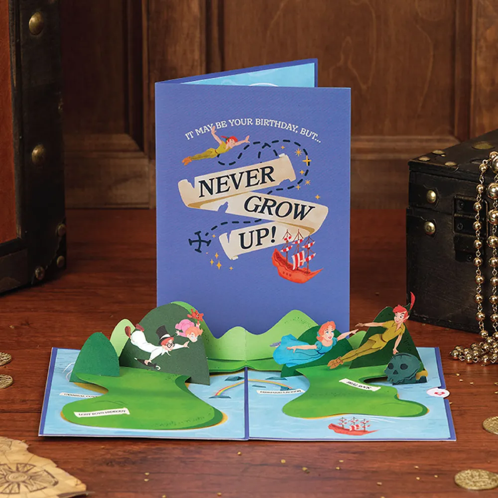 Lovepop Greeting Cards|Birthday|Disney's Peter Pan Neverland Birthday Pop-Up Card