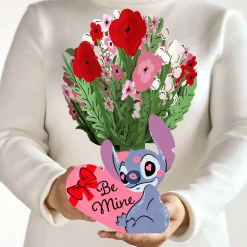 Lovepop Pop-Up Bouquets|Flower Buds|Disney's Stitch Be Mine Flower Buds Bouquet