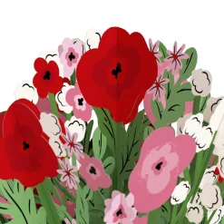 Lovepop Pop-Up Bouquets|Card & Gift Bundles|Disney’s Stitch Be Mine Pop-Up Card & Flower Buds Bouquet Bundle