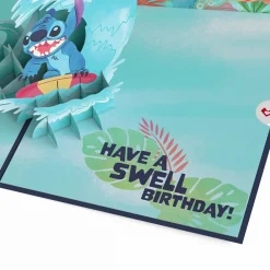 Lovepop Pop-Up Bouquets|Card & Gift Bundles|Disney's Stitch Birthday Pop-Up Card & Flower Buds Bouquet Bundle