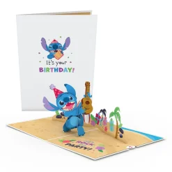 Lovepop Greeting Cards|Birthday|Disney's Stitch Rockin' Birthday Pop-Up Card