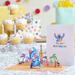 Lovepop Greeting Cards|Birthday|Disney's Stitch Rockin' Birthday Pop-Up Card