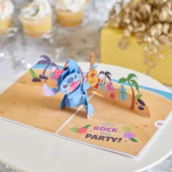 Lovepop Greeting Cards|Birthday|Disney's Stitch Rockin' Birthday Pop-Up Card