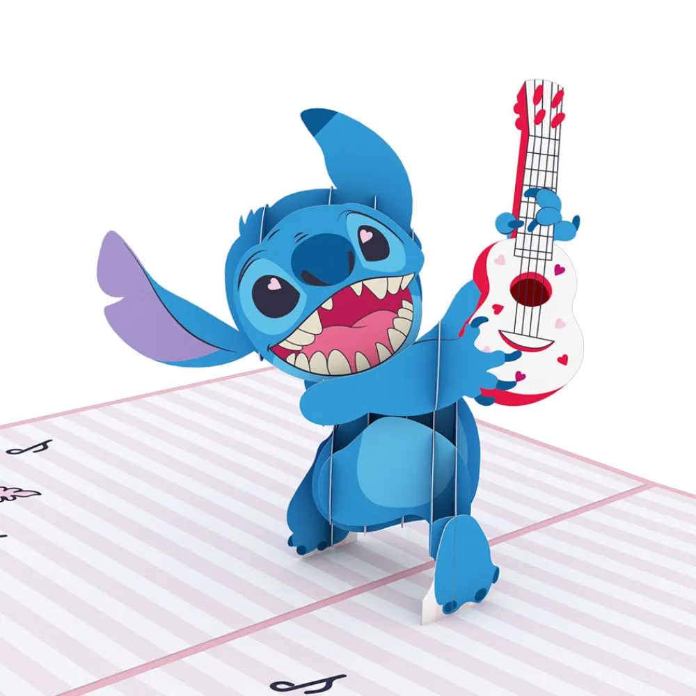 Lovepop Valentine'S Day 2/14|Kids|Disney's Stitch Rockin' Valentine Pop-Up Card