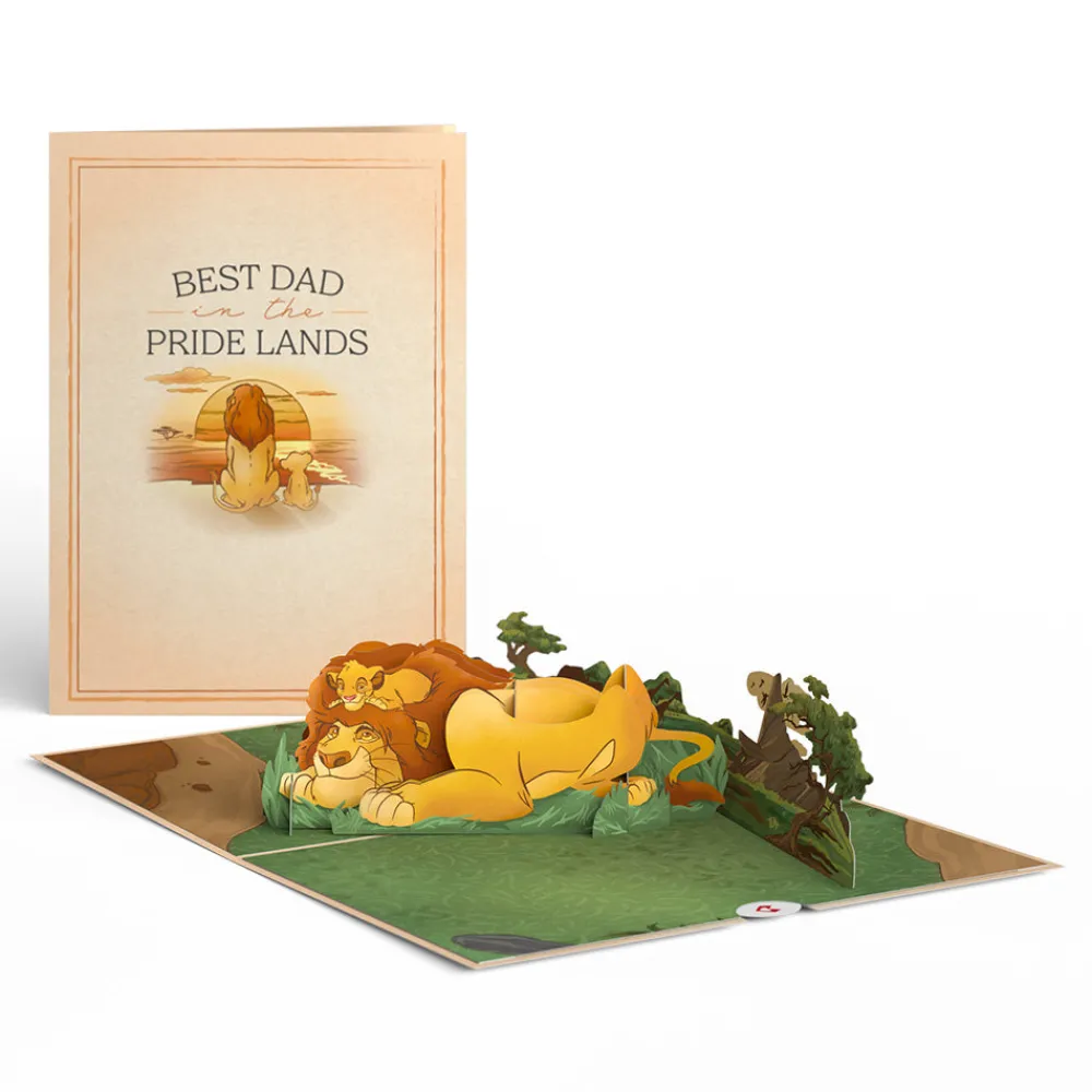 Lovepop Father'S Day 6/15|Dad|Disney's The Lion King Best Dad in the Pride Lands Pop-Up Card