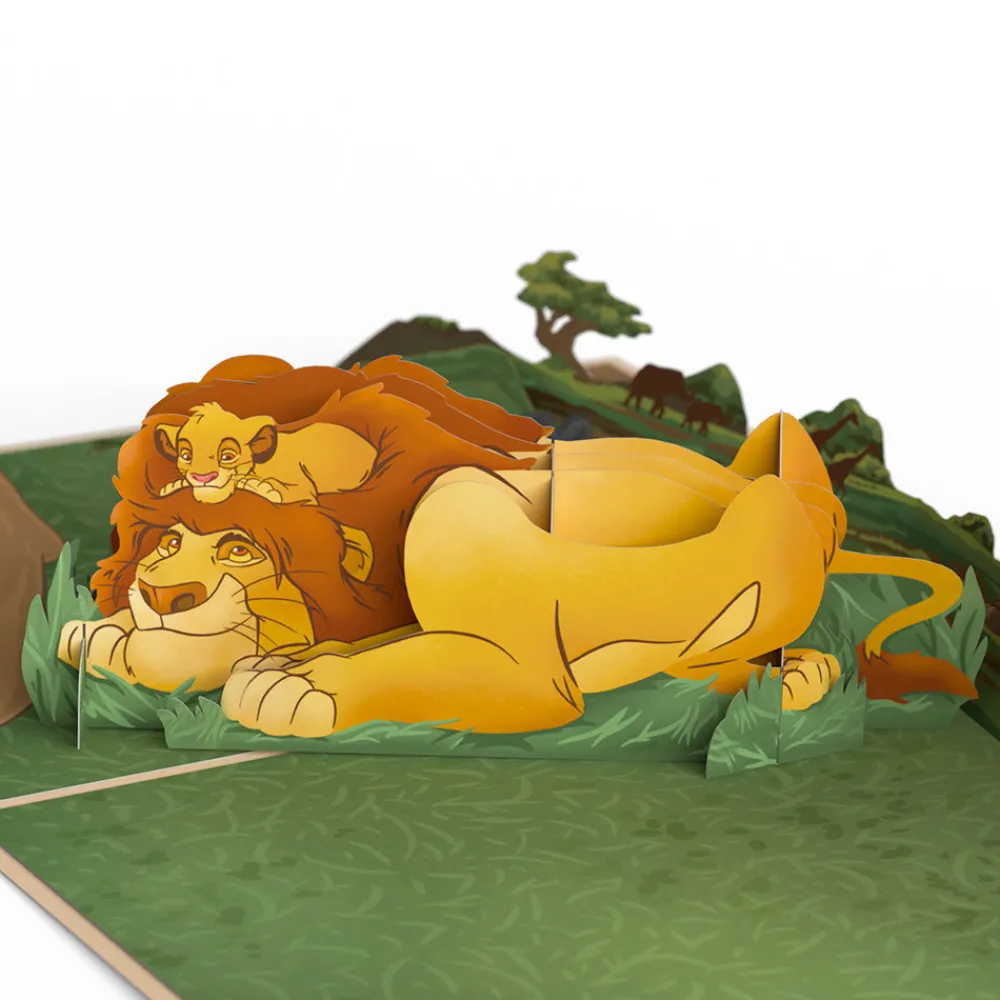 Lovepop Father'S Day 6/15|Dad|Disney's The Lion King Best Dad in the Pride Lands Pop-Up Card