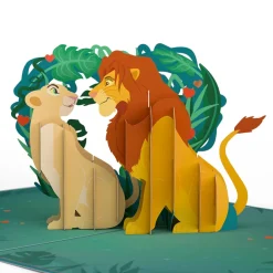 Lovepop Anniversary|Valentine'S Day 2/14|Disney's The Lion King Feel The Love Pop-Up Card