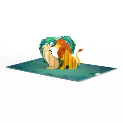 Lovepop Anniversary|Valentine'S Day 2/14|Disney's The Lion King Feel The Love Pop-Up Card